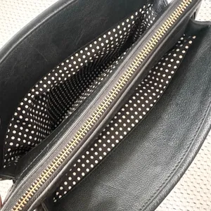Kate Spade Black Leather Primrose Hill Zip Bow Darcy Leather Chain Shoulder Bag thumbnail 7