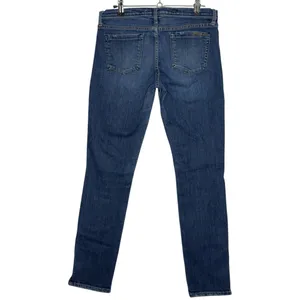 Abercrombie and Fitch Y2K Jeans Skinny Leg Zipper Low Rise Medium Wash Size‎ 4 thumbnail 2