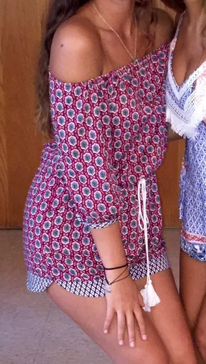 These Three Boutique Pink Patterned Long Sleeve Strapless Romper thumbnail 1
