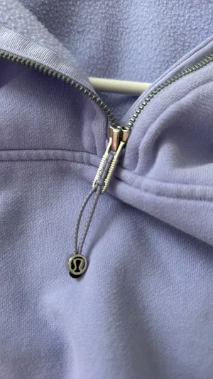 Purple Scuba Half-Zip Lululemon XS/S Oversized Hoodie thumbnail 3