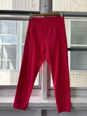 Girlfriend Collective Compressive High-Rise Legging 23.75” Berry Pink Medium thumbnail 10