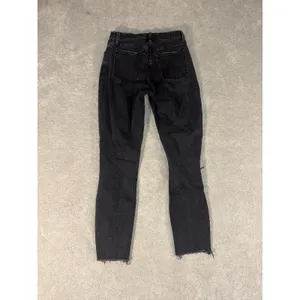 abercrombie & fitch the skinny high rise curve love size 25/0‎ distressed thumbnail 6