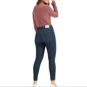 Everlane Blue Medium Wash Authentic Stretch Mid Rise‎ Skinny Jeans Size 23 thumbnail 2