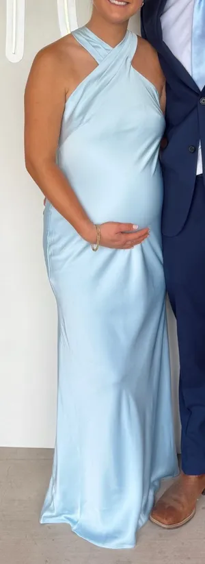 Azazie Bridesmaid Dress Blue thumbnail 1
