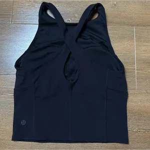 Key To Balance Yoga Tank Top Light Support B/C Cup in Black Size 4 thumbnail 7