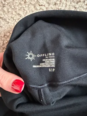 Aerie Crossover Leggings Flare thumbnail 3