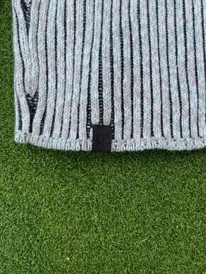 Lululemon Cotton-Cashmere Blend Mock Neck Sweater Gray Womens Size 0 thumbnail 6