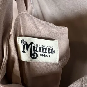 Show Me Your Mumu Tan‎ Lauren Tie Maxi Dress Women's Size Small Wedding Formal thumbnail 10