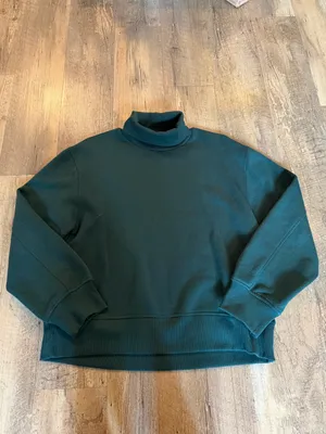 Zara Forest Green Turtle Neck Sweater Medium thumbnail 2