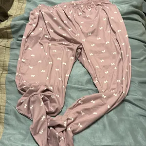 Laura Ashley Mauve Bows pajamas thumbnail 5