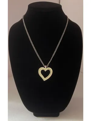 Limited Too Blue Enamel Heart Pendant Necklace Vintage Y2K Deadstock NLM Girls thumbnail 2