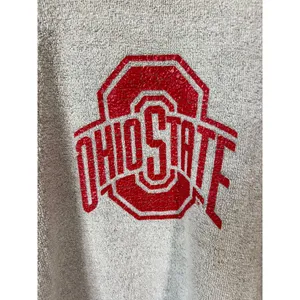 Ohio State Varsity Sweatshirt Gray & Red Large thumbnail 2