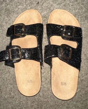 Black sparkle sandal es thumbnail 1