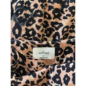 Aritzia Wilfred Isabelle Leopard Print Mini Slip Dress Size 2 thumbnail 2