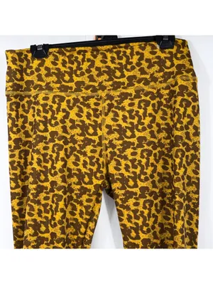 Leopard Print High Rise Leggings L/XL thumbnail 2