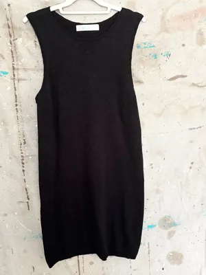Free People Beach Black Nina Sweater Mini Dress thumbnail 3