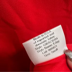 NEW NWT Katie May X REVOLVE Edgy One Shoulder Maxi Gown In Cherry Red thumbnail 13