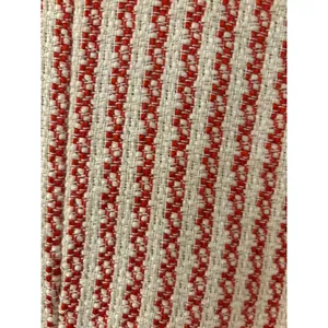 G by Giuliana Red White Striped Tweed Fringe‎ Double Breasted Blazer Large thumbnail 5