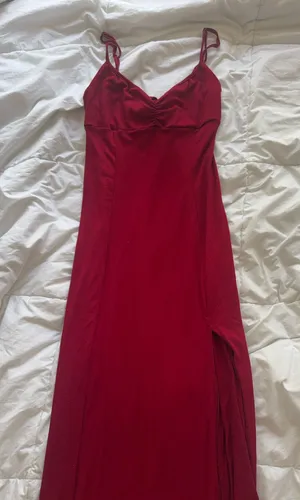 Red urban outfitters maxi dress thumbnail 1
