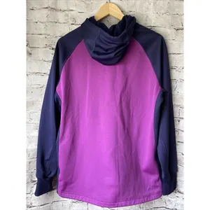 Nike Therma-Fit Womens L Hoodie Pullover Blue Purple Casual Comfort‎ thumbnail 2