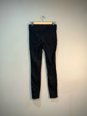 Black Free People Textured Super Skinny Pants Size 29 VGUC thumbnail 2