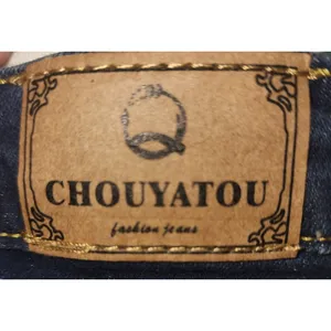 CHIC YATON Denim Skirt Dark Wash Stretch Casual‎ Classic XL thumbnail 5