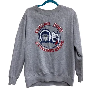 Eskimo Joe's Stillwater Oklahoma Sweatshirt M Gray Classic Logo Crewneck thumbnail 1