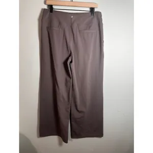 G4Free EverGoing Loose High-Waist Wide Leg Trousers‎ Taupe Technical Stretch XL thumbnail 7