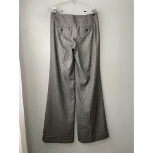 Express Design Studio Trousers Size 4 Twee Wide Leg Wool Pants Y2K 90s Academia thumbnail 5