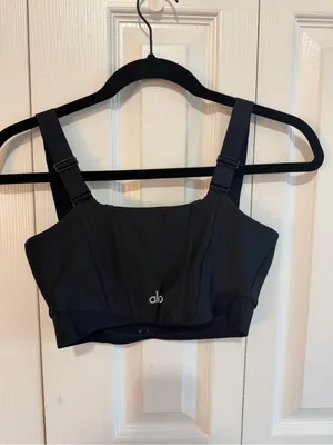 Alo Airlift Corset Sports Bra Black Size Small thumbnail 3