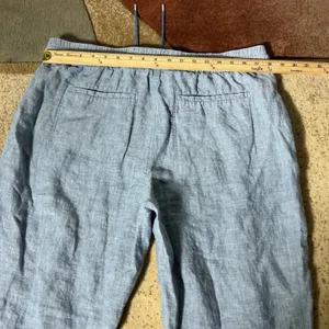 Athleta Cabo Linen Jogger‎ Pants Blue 531704-00 Womens Size 16 SP23 thumbnail 5