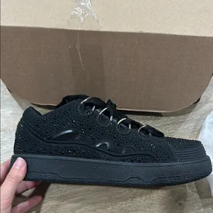 Black Studded Sneakers - size 9 fashion sneakers thumbnail 1