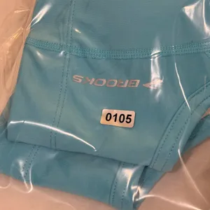 Brooks Sports Bra Women Large Turquoise Blue Running Padded Racerback Gym‎ thumbnail 7