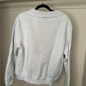 White Fox Boutique Gray Zip-Up Hoodie thumbnail 2