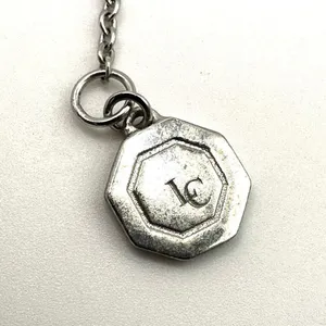 Lauren Conrad silver tone rhinestone pendant necklace thumbnail 8