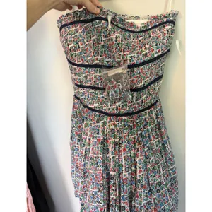 Free People Black/Brown Bali Checked Out Printed Dress - SZ M - NEW $138 thumbnail 5
