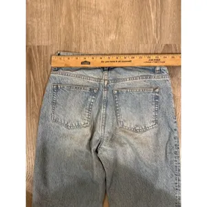 Reformation Women's 90's Mid Rise Straight Jeans Raw Hem Size 25 thumbnail 7