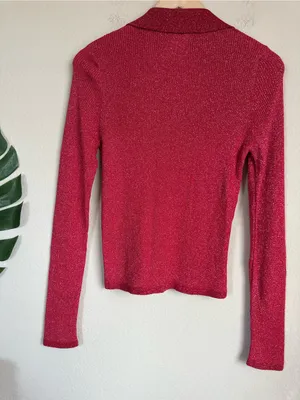 Anthropologie Maeve Ribbed Polo Top thumbnail 8