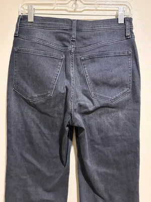 J Crew High Rise Slim Demi Boot Jean in Charcoal Wash thumbnail 9