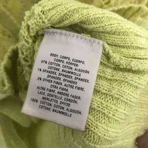 Anthropologie Sparrow Valance Lace Knit Cardigan Lime Yellow Size M Rare thumbnail 12