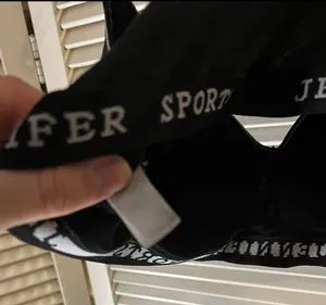 Medium jenifer sport cotton black sports bra thumbnail 4