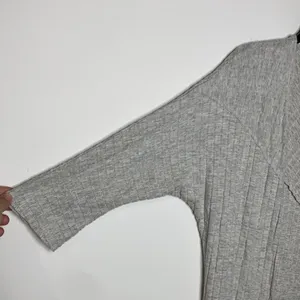 BKE by the buckle gray‎ ribbed open cardigan size small thumbnail 3