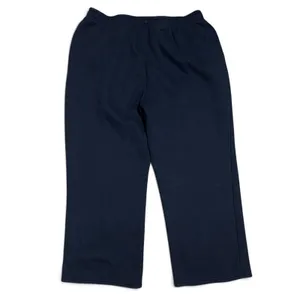 Edikted Navy Blue Wide Leg Baggy Sweatpants Logo Fleece Pants Women Large thumbnail 6