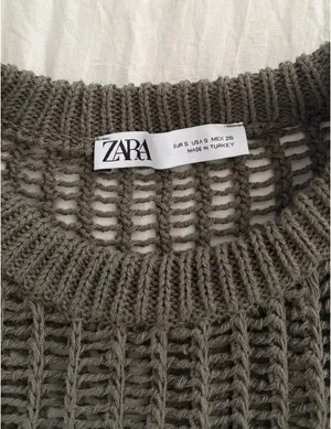 Knitted ZARA Crop Top S thumbnail 3