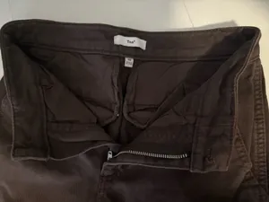 Aritzia TNA Cargo Brown Pants thumbnail 4
