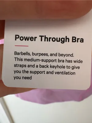 • Lululemon • Power Through Bra Jubilee Pink size 10 thumbnail 4