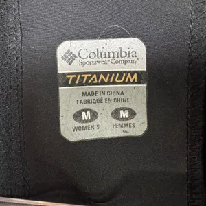 Columbia Titanium Softshell Jacket Womens Medium Black Full Zip‎ WL6593 Active thumbnail 3