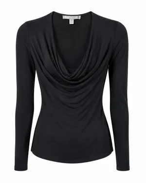 654 Urban Outfitters Black Cowl Neck Top XXS NWT thumbnail 12