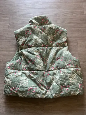 Patterned Cropped Lovefire Vest Full Zip  thumbnail 2