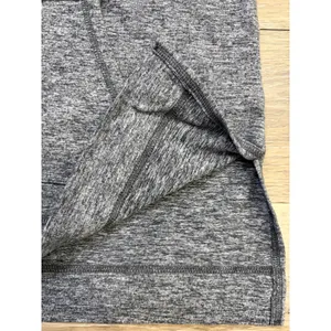 Aerie Just Add Leggings Hoodie Large Gray Longline Soft Pullover thumbnail 2